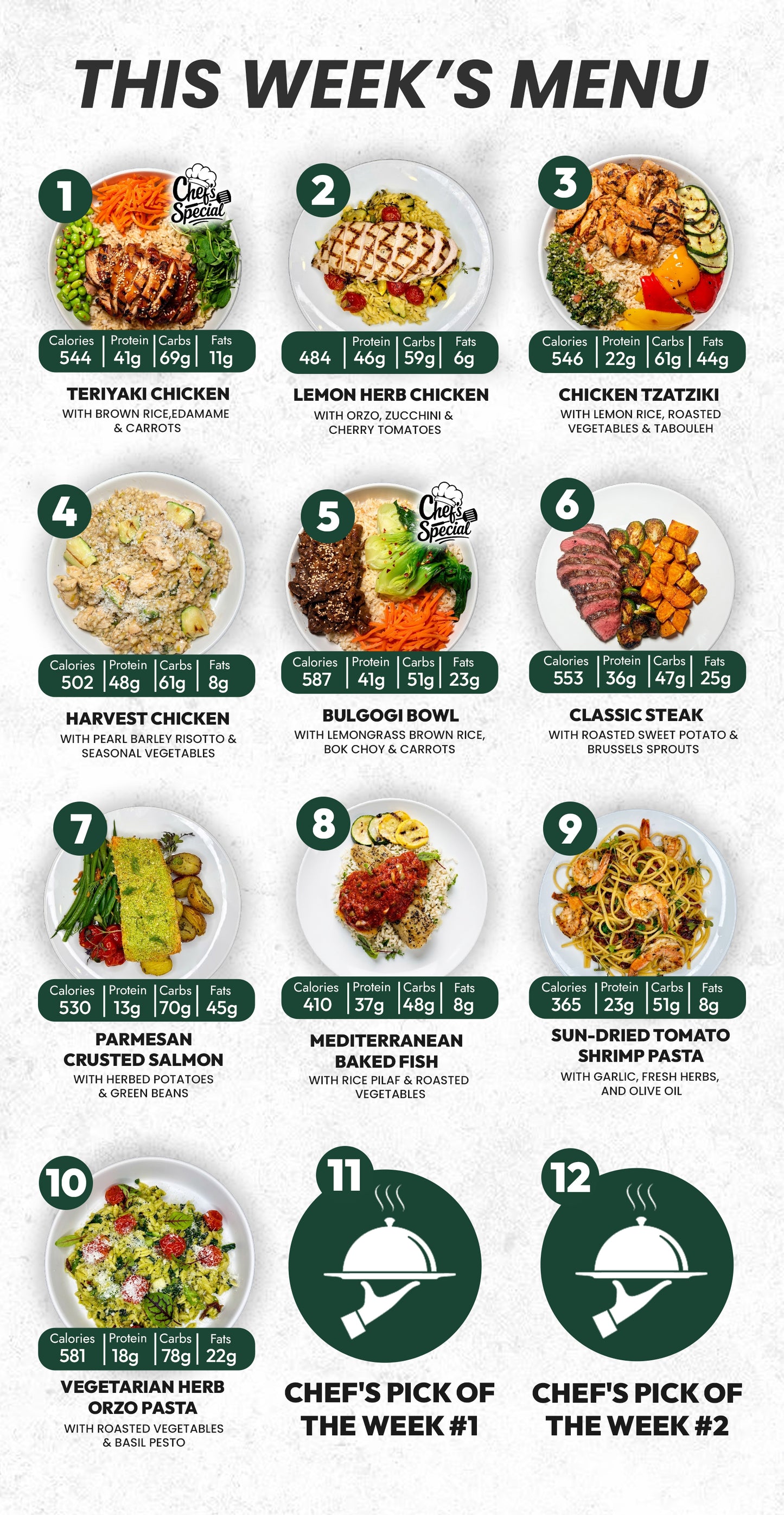 EXCLUSIVE 5 (+1 FREE) MEAL PLAN