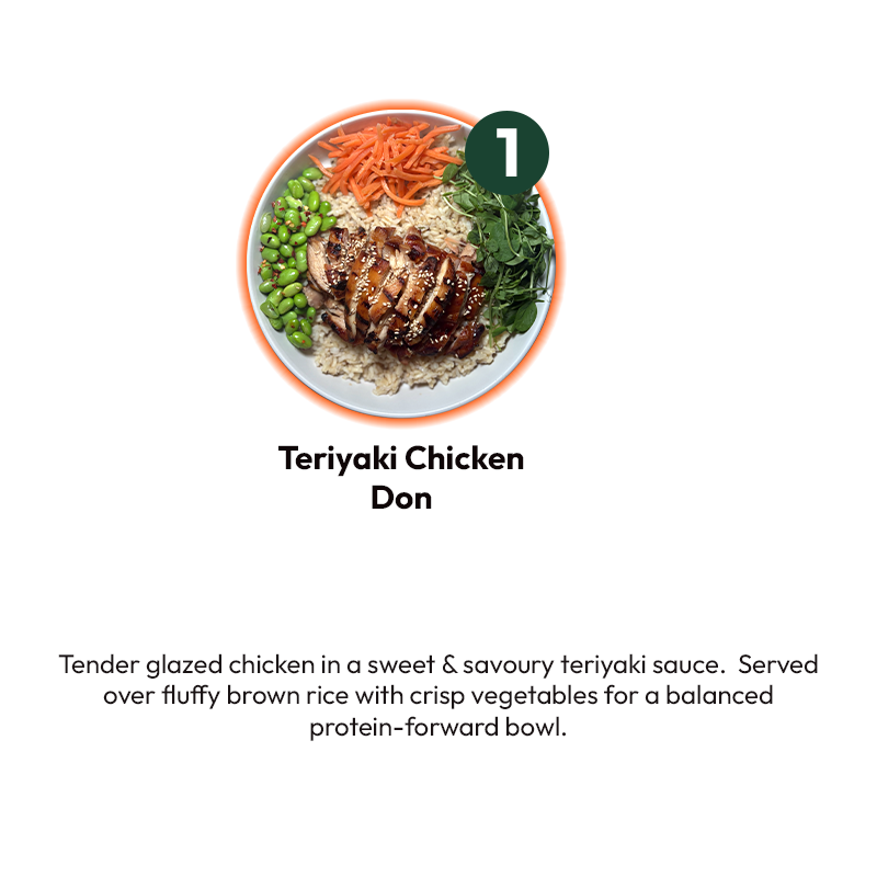 Teriyaki Chicken Don ( 5 Servings )