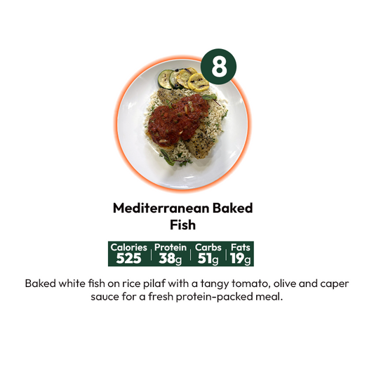 Mediterranean Baked Fish ( 5 Servings )