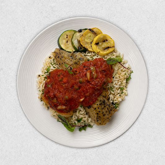 Mediterranean Baked Fish ( 5 Servings )